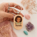 Llavero personalizado de madera · Creado para ti 🤍
