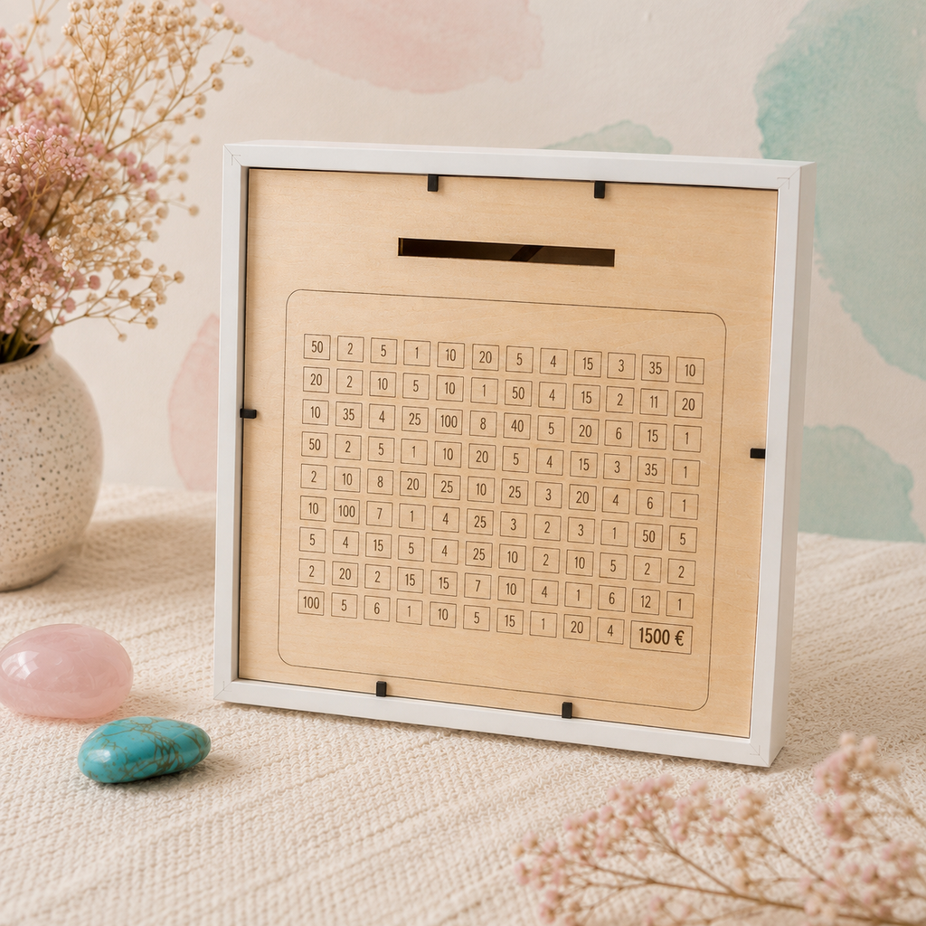 Hucha decorativa «Para los planes de nuestros sueños» ✨
